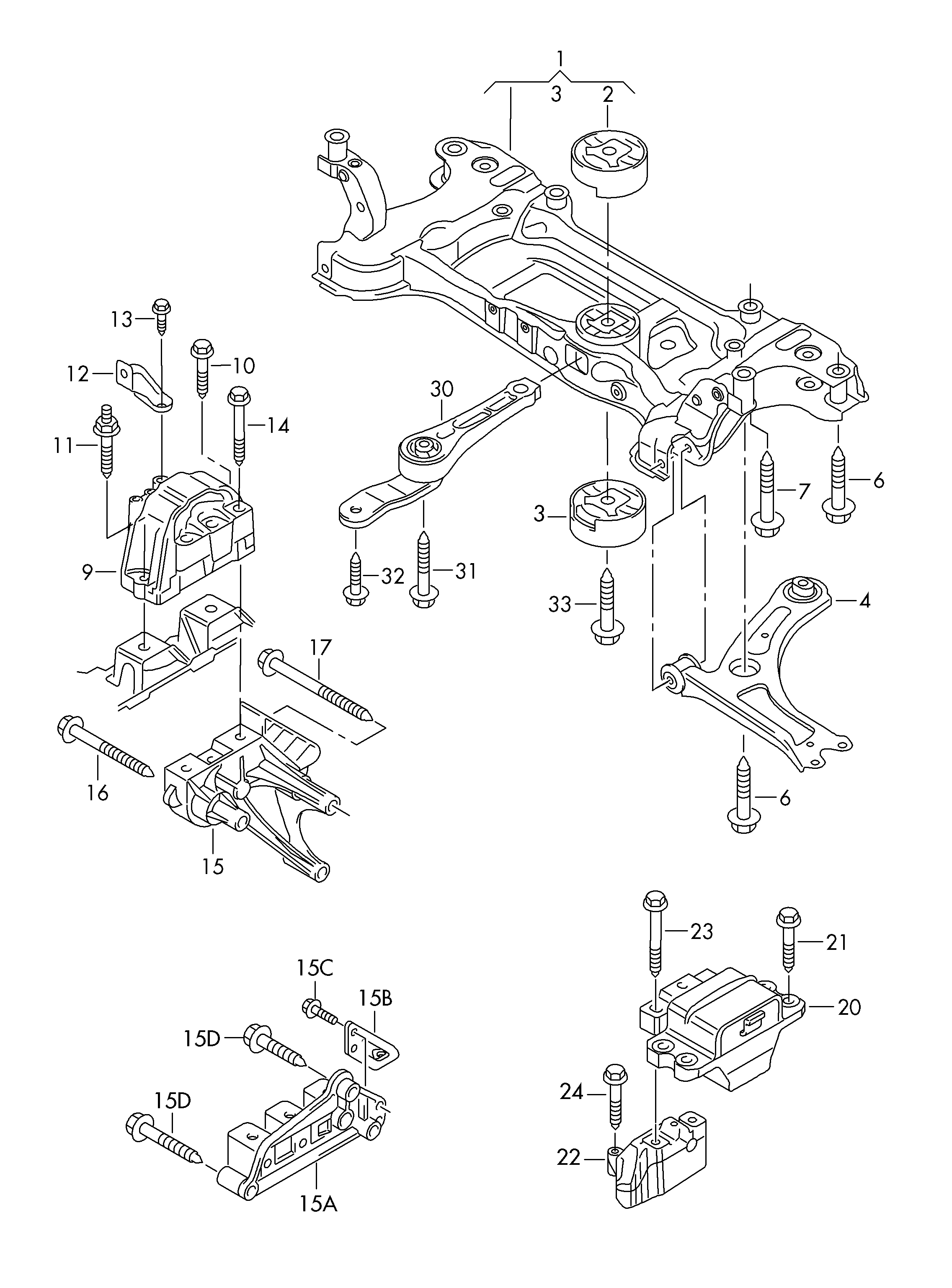 VAG 1K0199555L - Supporto, Cambio www.autoricambi360.it