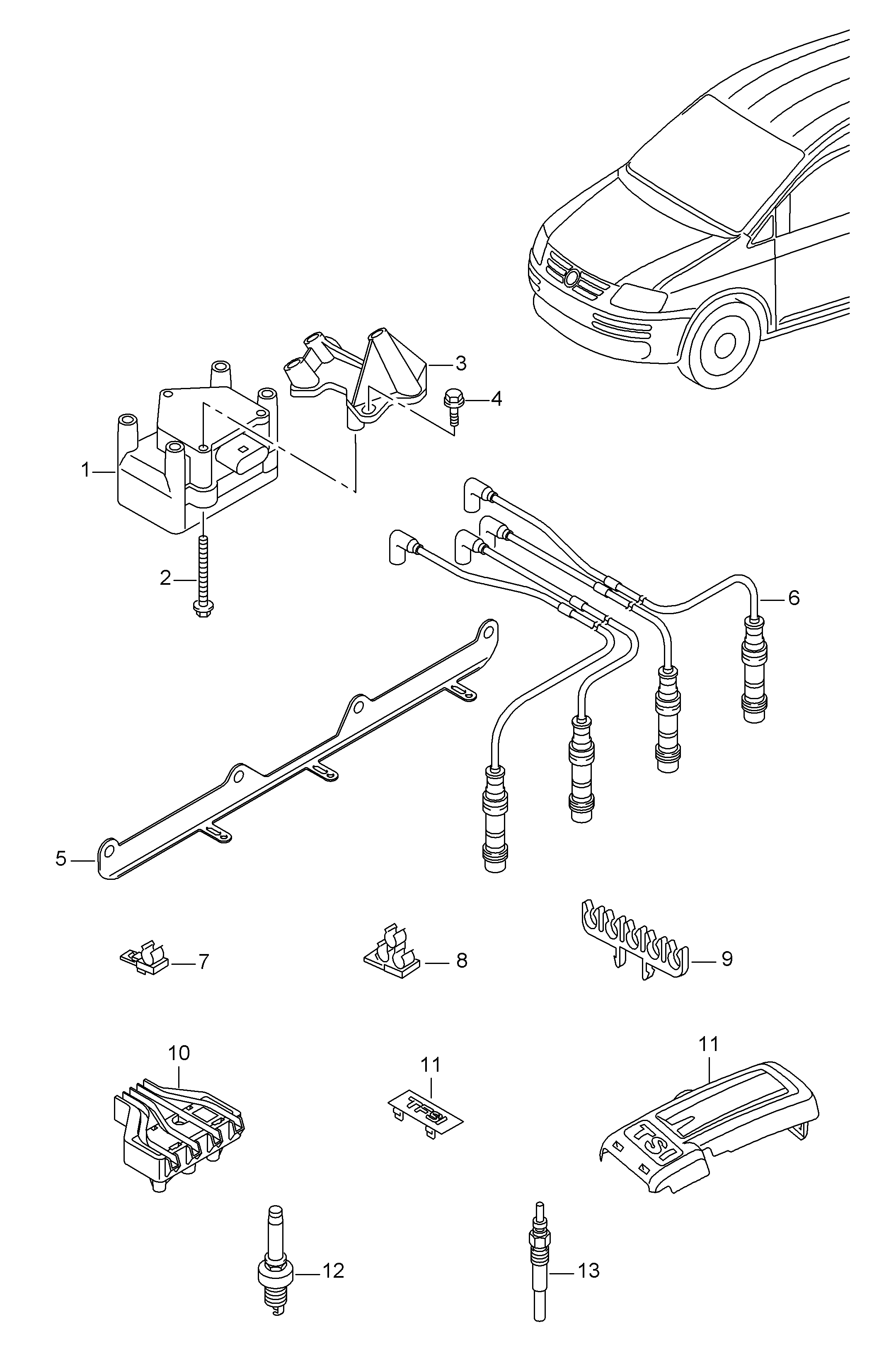 NGK 44316 - Kit cavi accensione www.autoricambi360.it