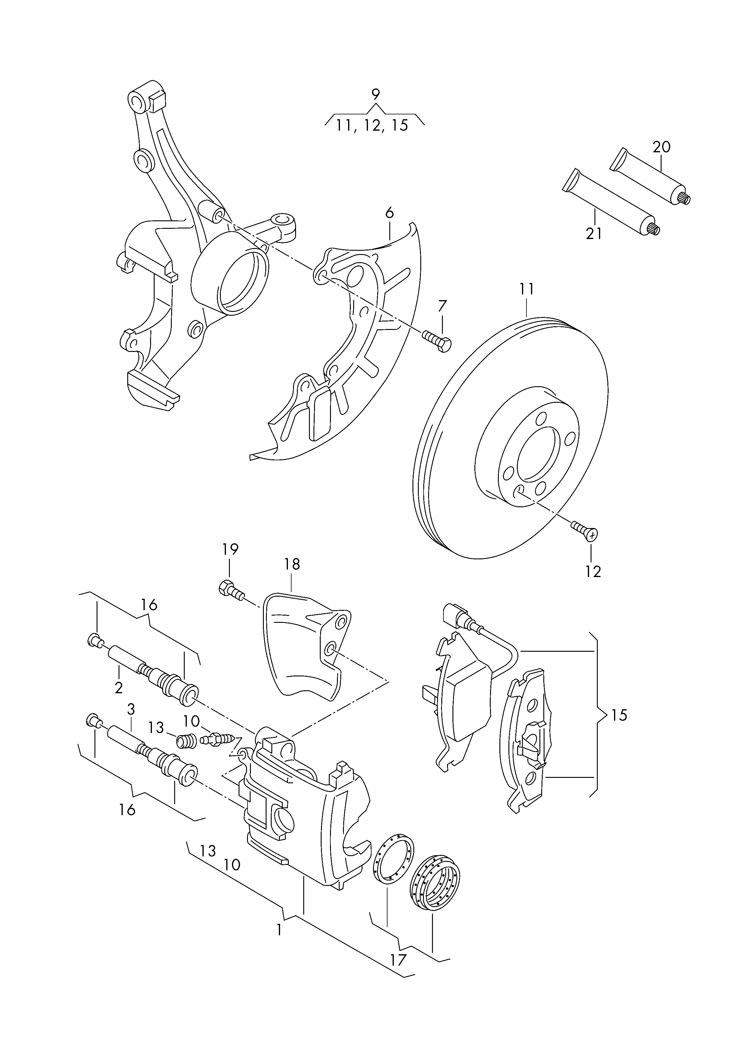 Samko 5SP692 - Kit pastiglie freno, Freno a disco www.autoricambi360.it