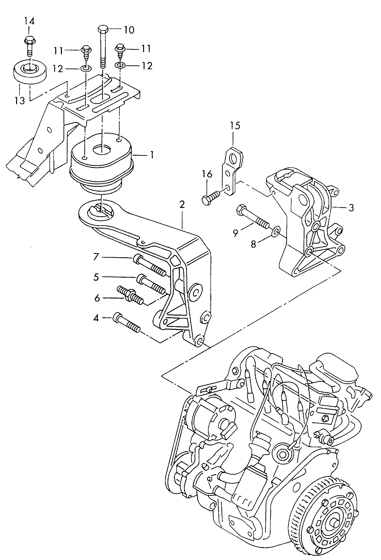 VAG N 011 008 30 - Kit cinghie dentate www.autoricambi360.it