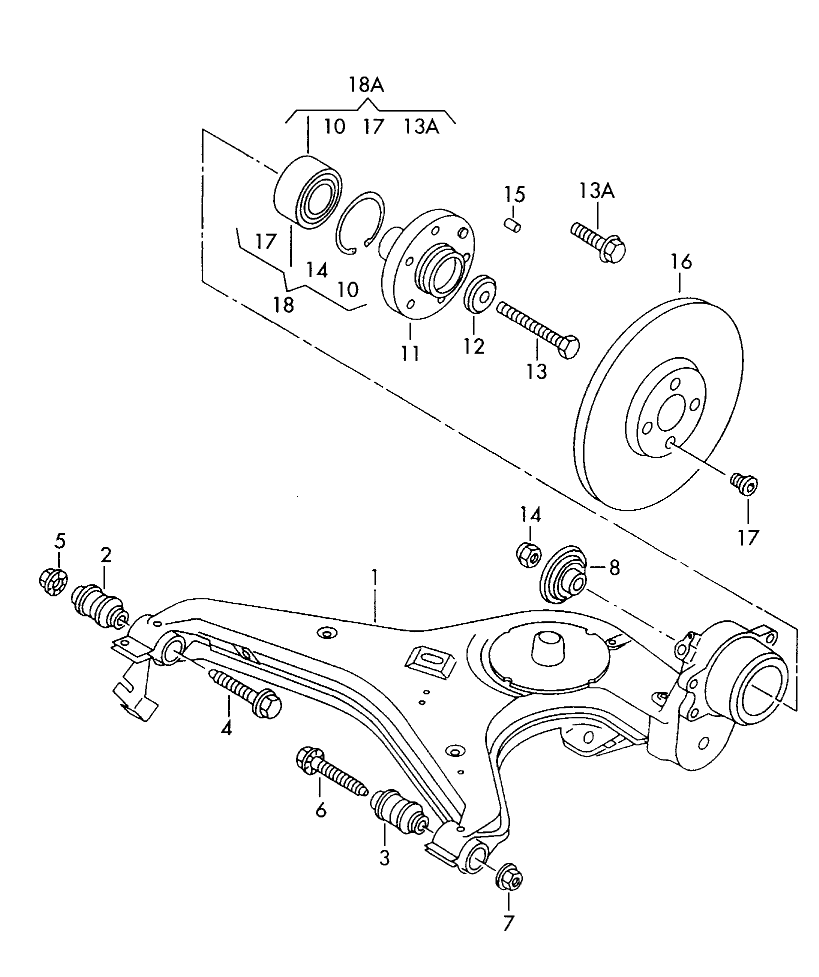 VAG 701598625 - Kit cuscinetto ruota www.autoricambi360.it