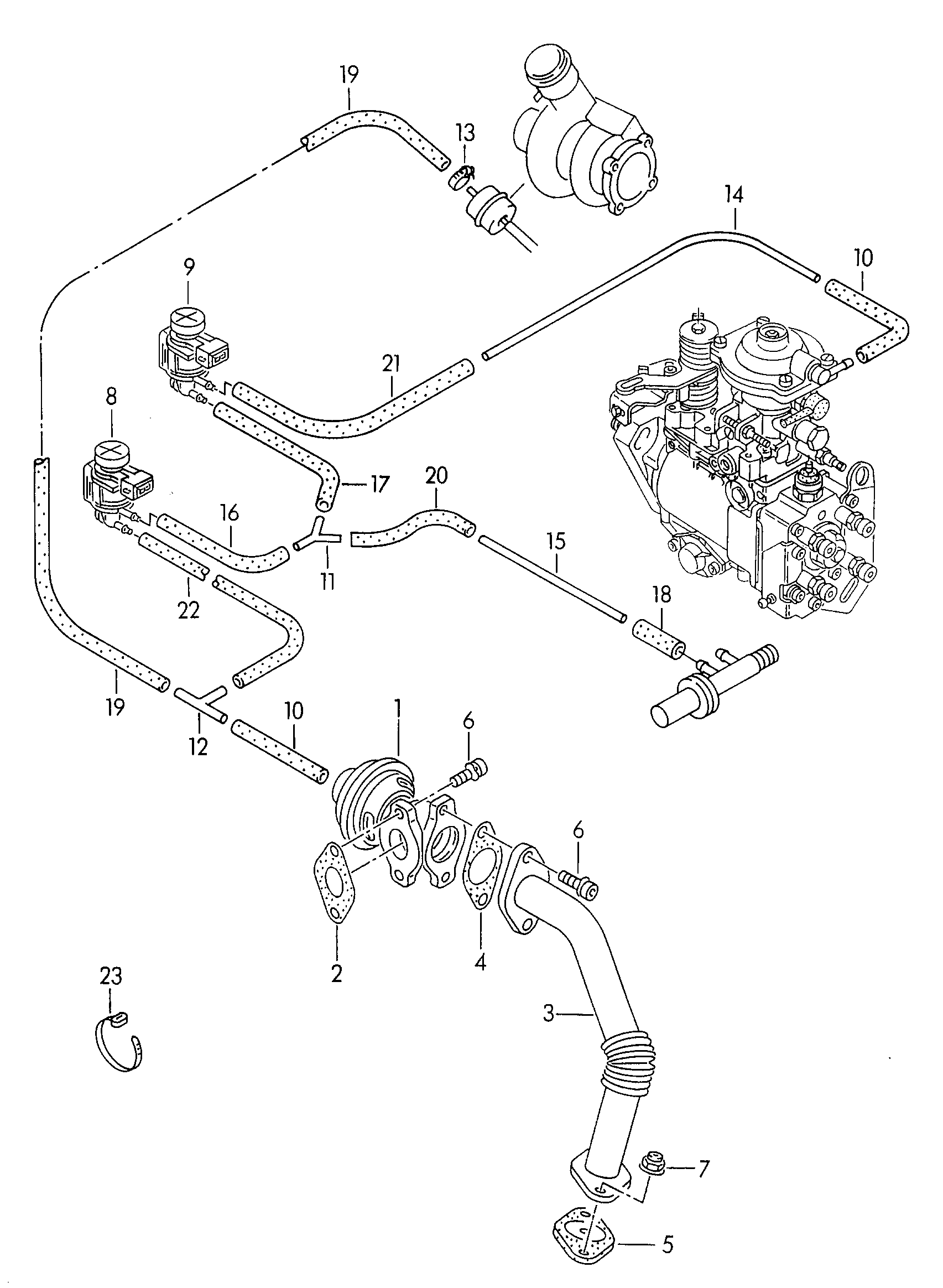 FORD 028 131 501 E - Valvola ricircolo gas scarico-EGR www.autoricambi360.it