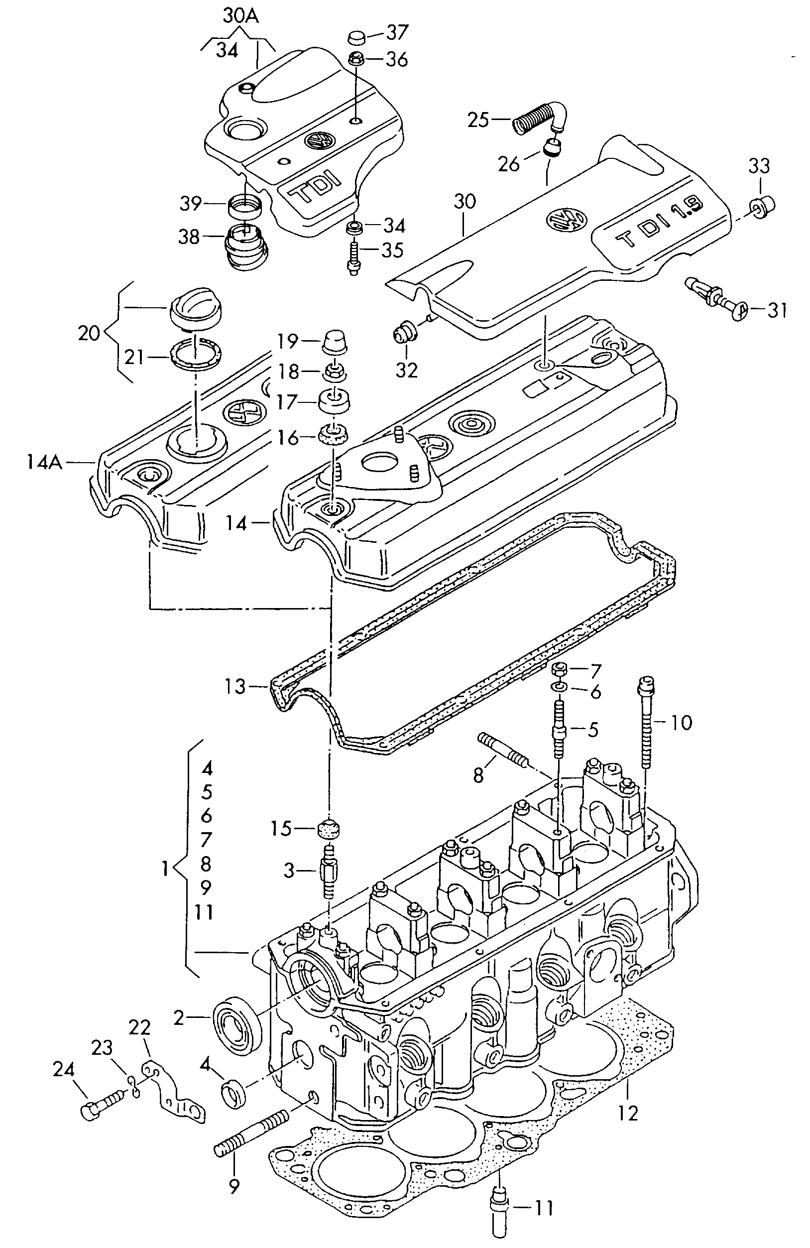 VAG N 014 408 3 - Kit cinghie dentate www.autoricambi360.it