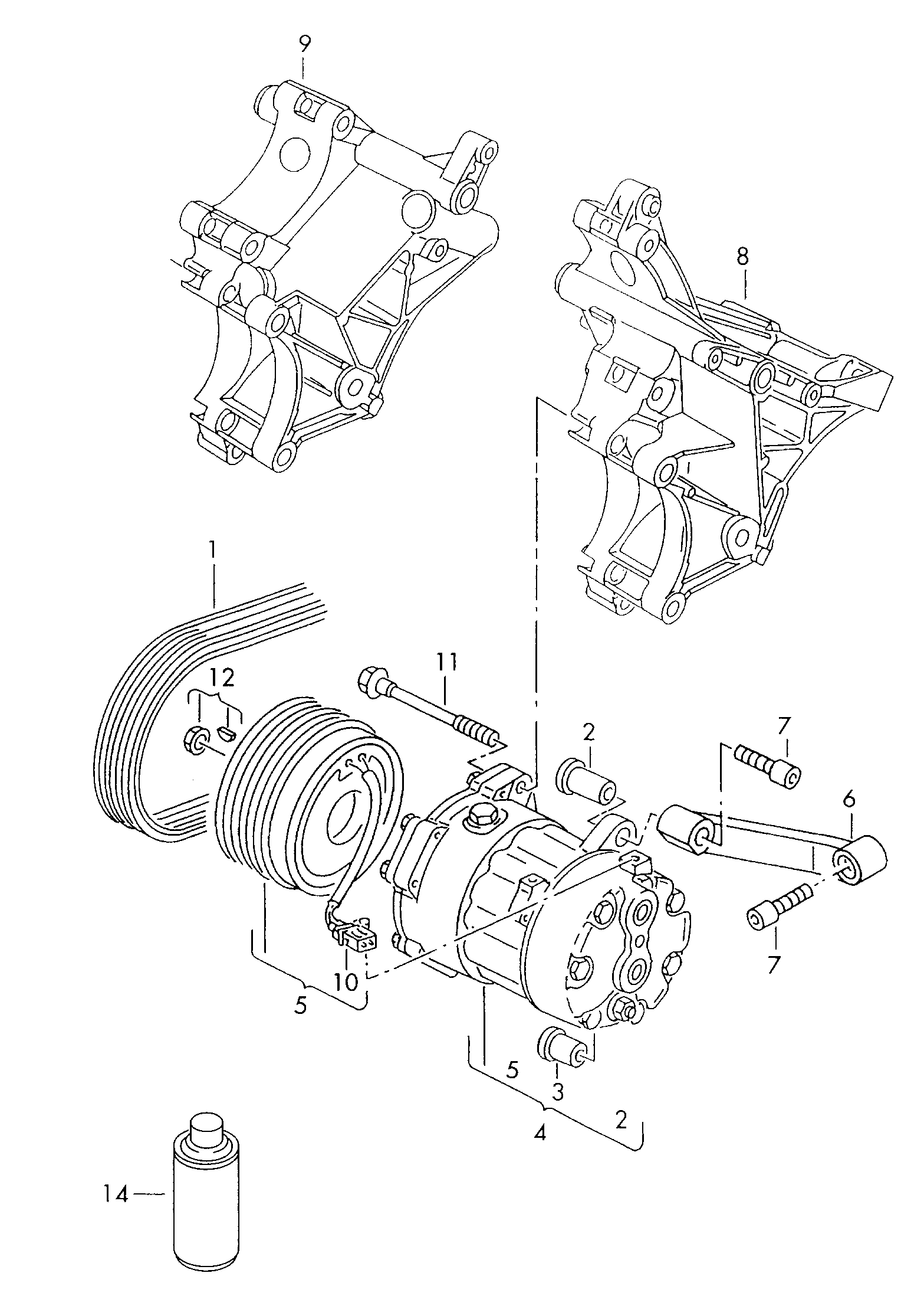 VAG 037 260 849 C - Cinghia Poly-V www.autoricambi360.it