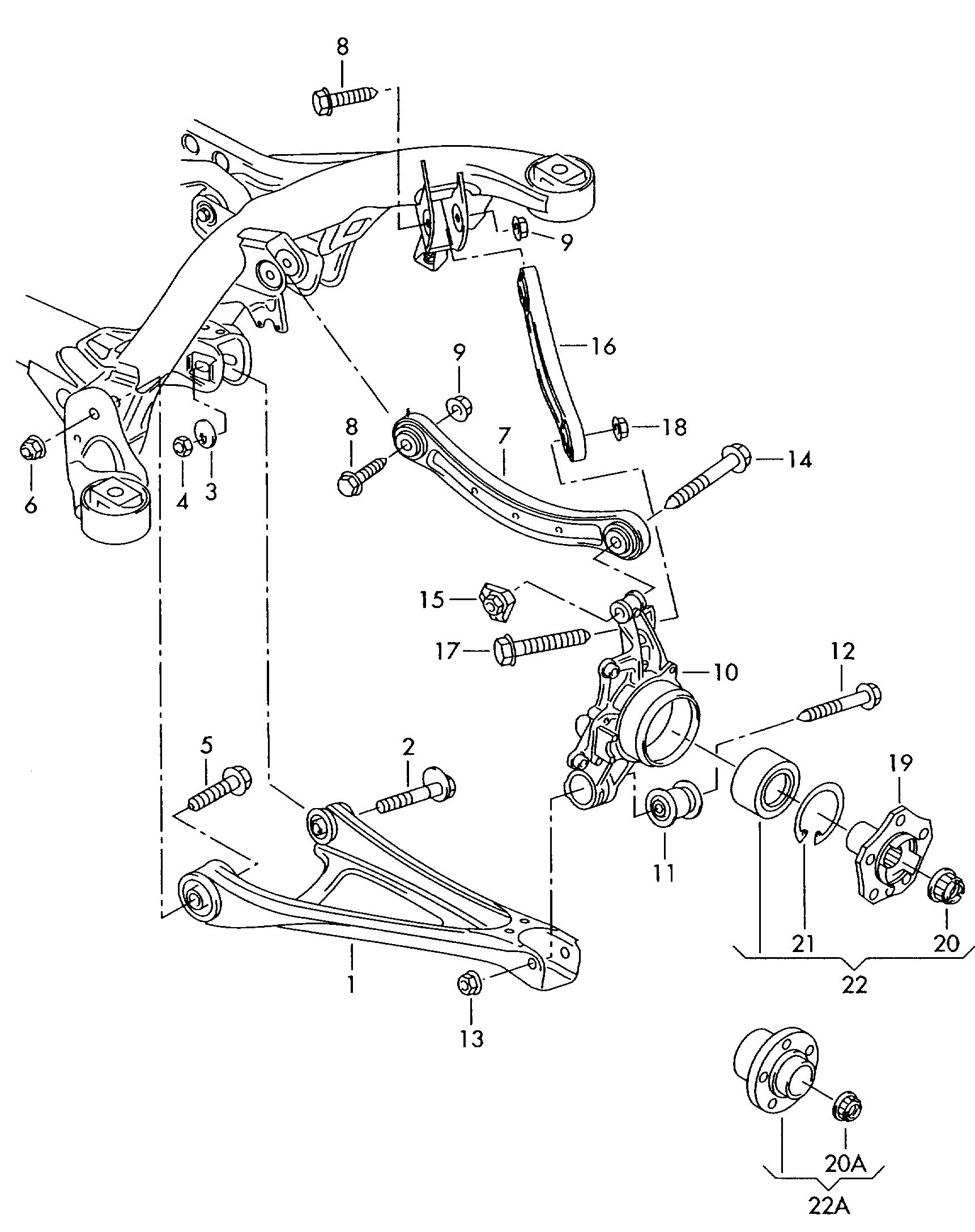 VAG 7L0498287 - Kit cuscinetto ruota www.autoricambi360.it