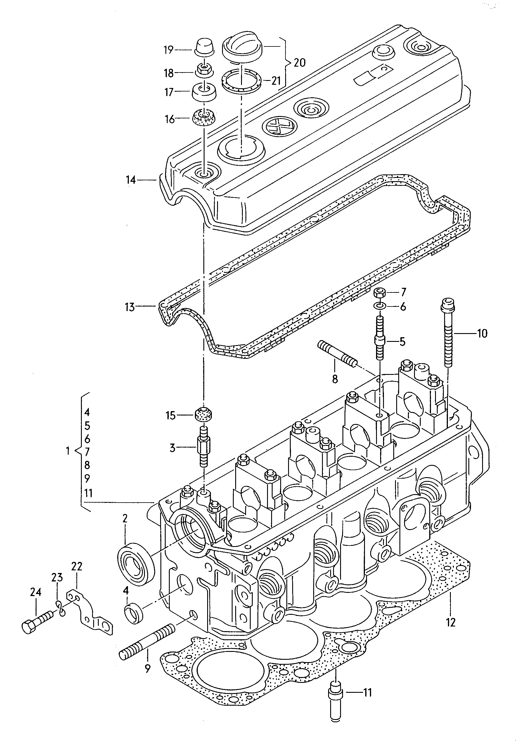 VAG N 900 803 01 - Kit cinghie dentate www.autoricambi360.it
