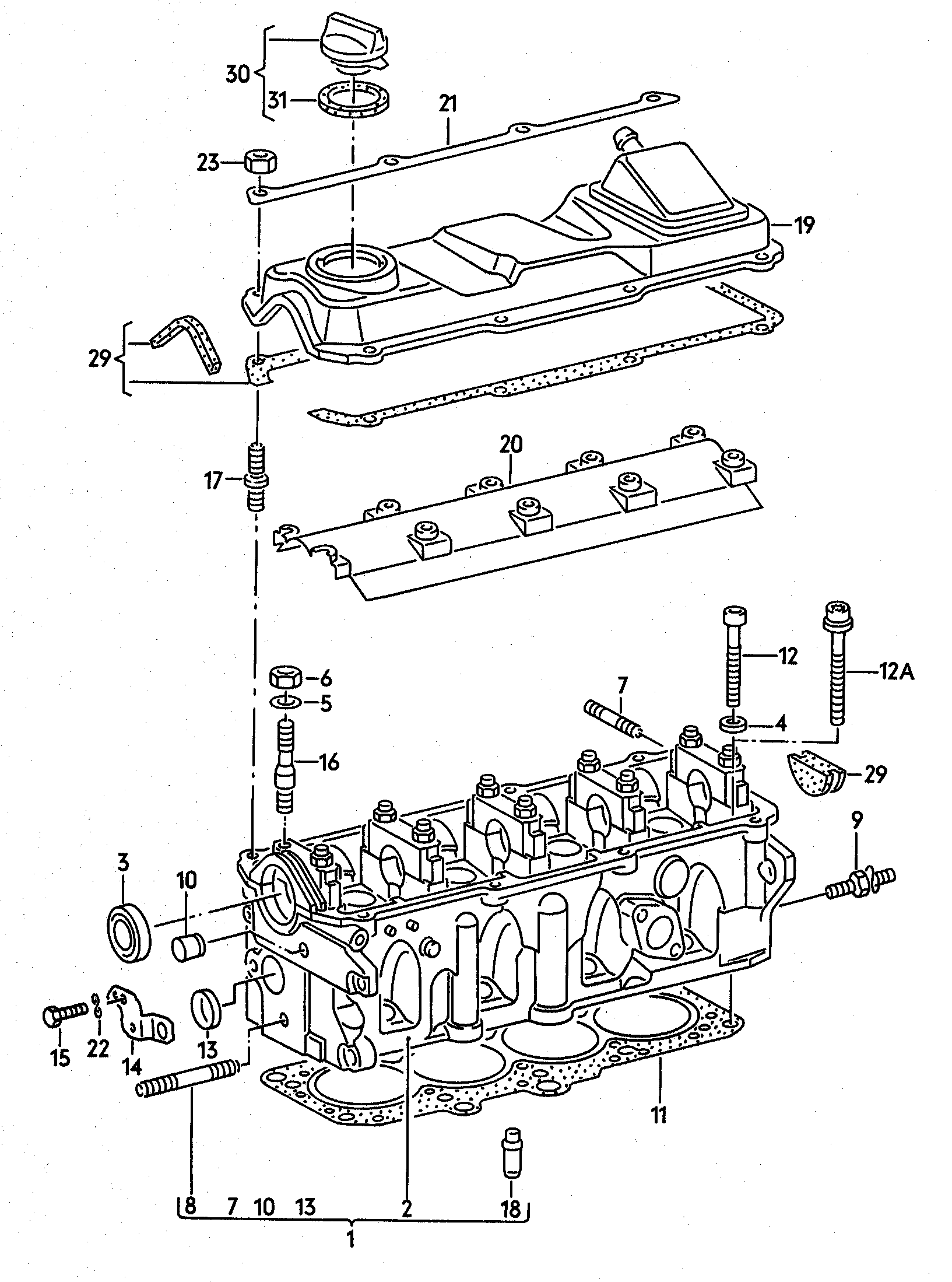 VAG N 900 803 01 - Kit cinghie dentate www.autoricambi360.it