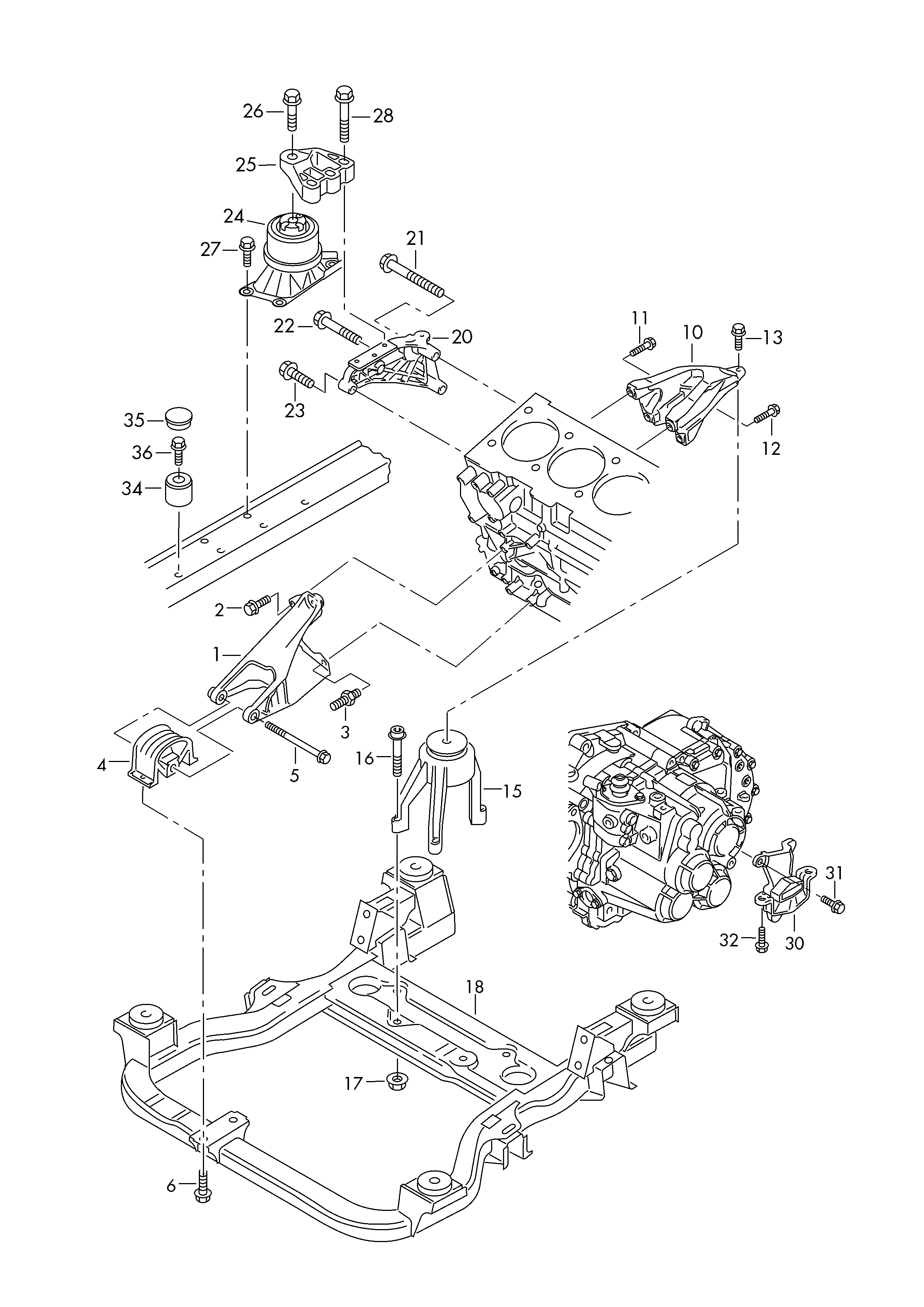 VAG N  10609204 - Kit cinghie dentate www.autoricambi360.it