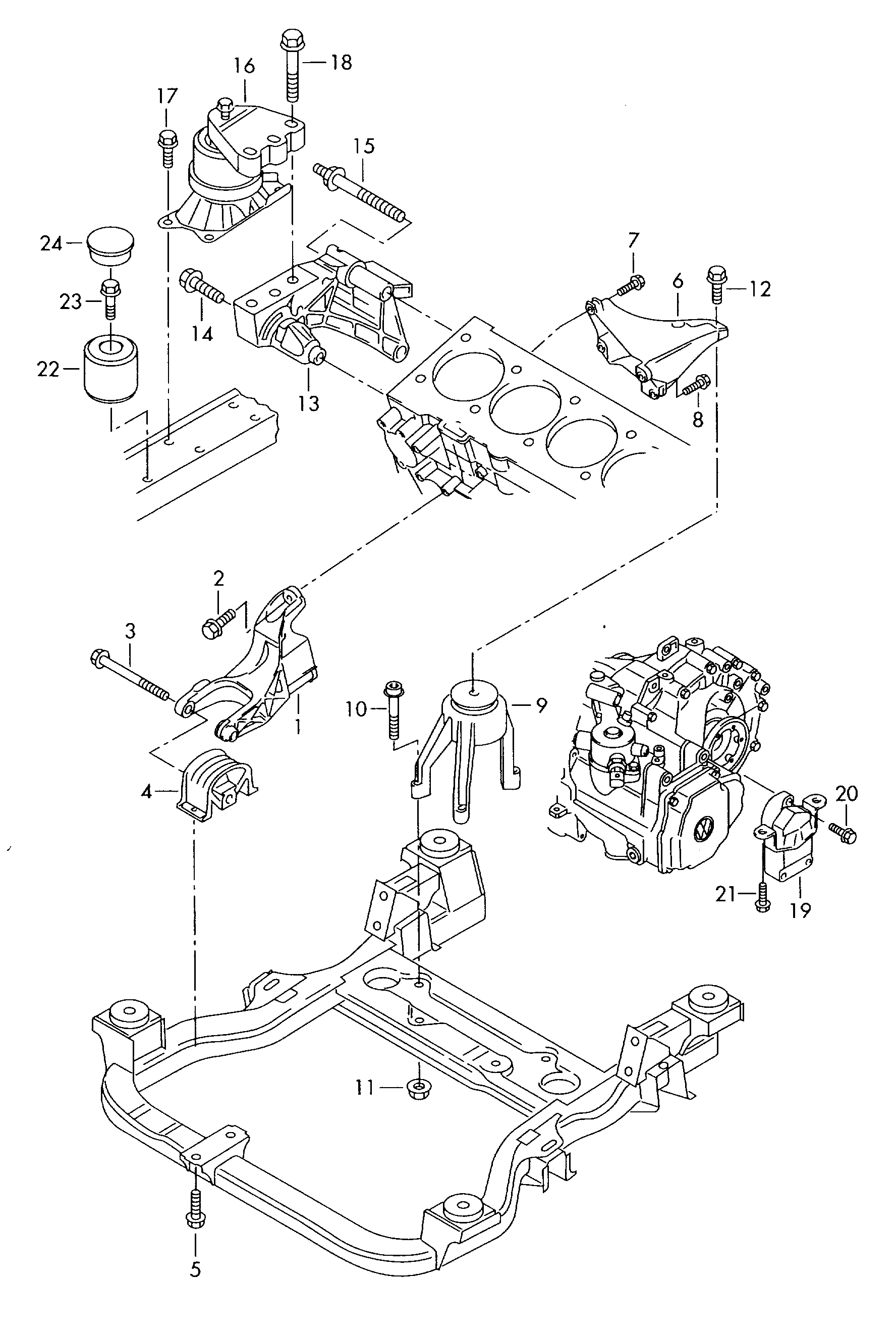 VAG N  01508312 - Kit cinghie dentate www.autoricambi360.it