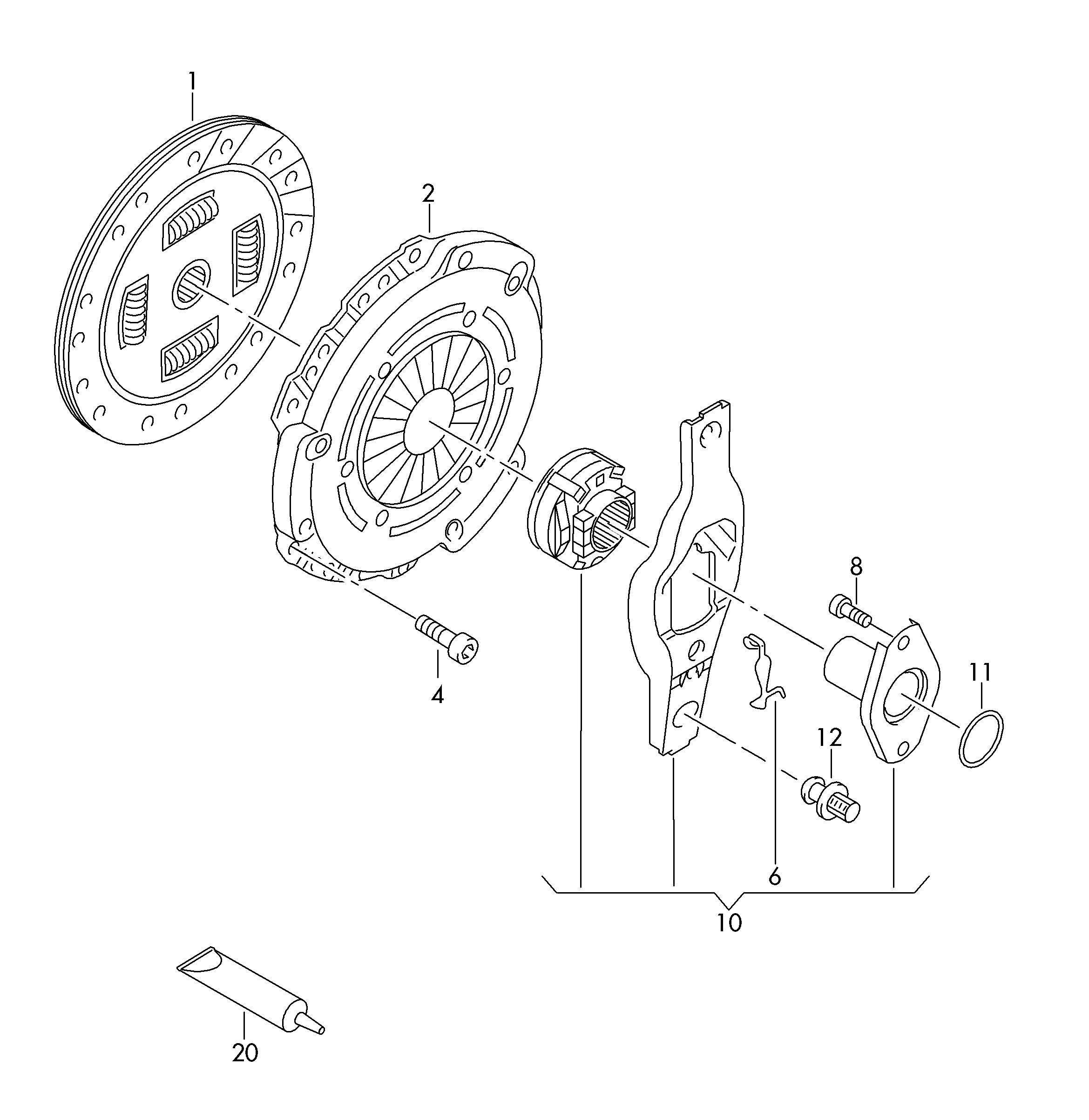 SACHS 3 189 000 025 - Reggispinta distacco frizione www.autoricambi360.it