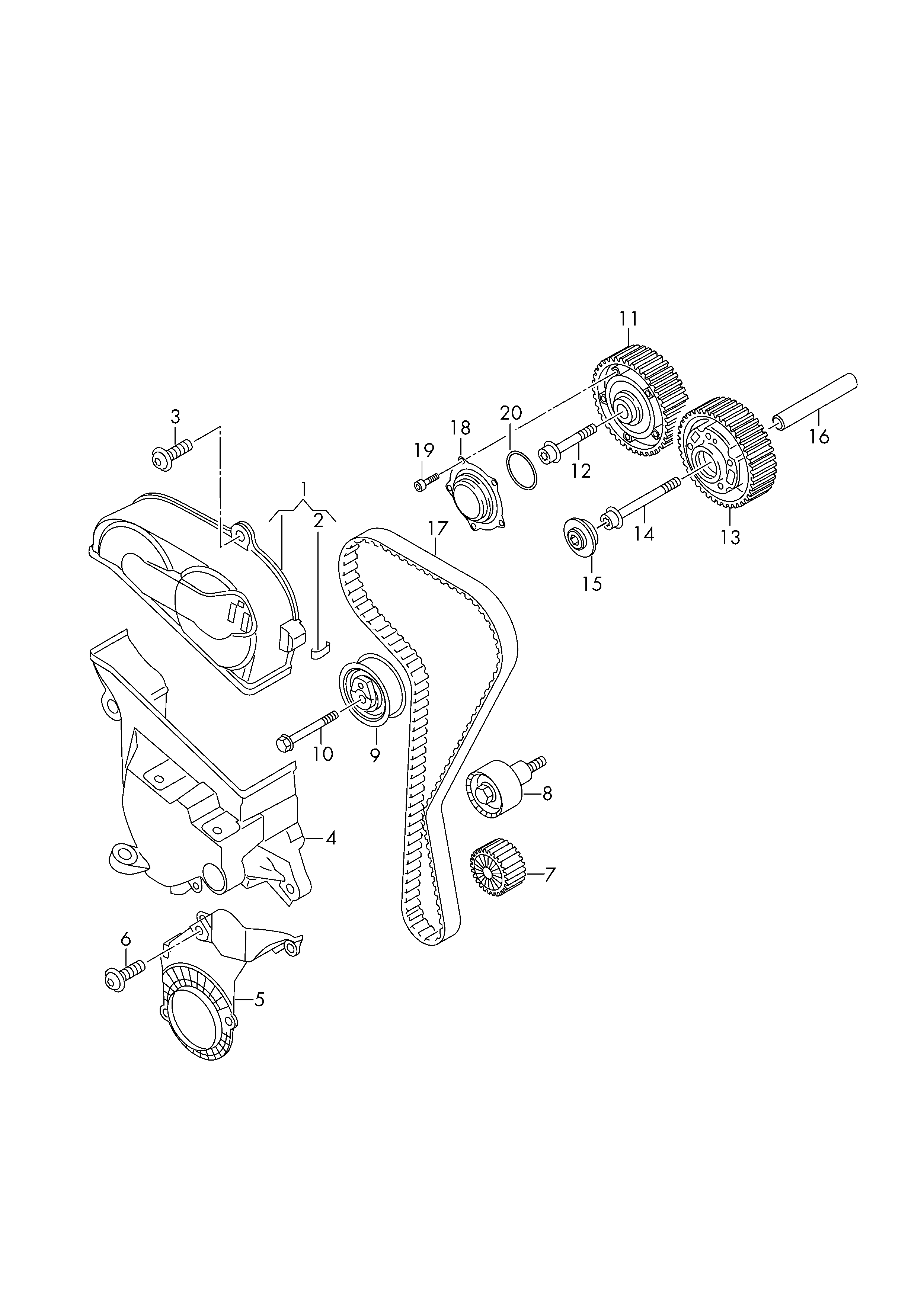 Autokit 03.82235 - Rullo tenditore, Cinghia dentata www.autoricambi360.it