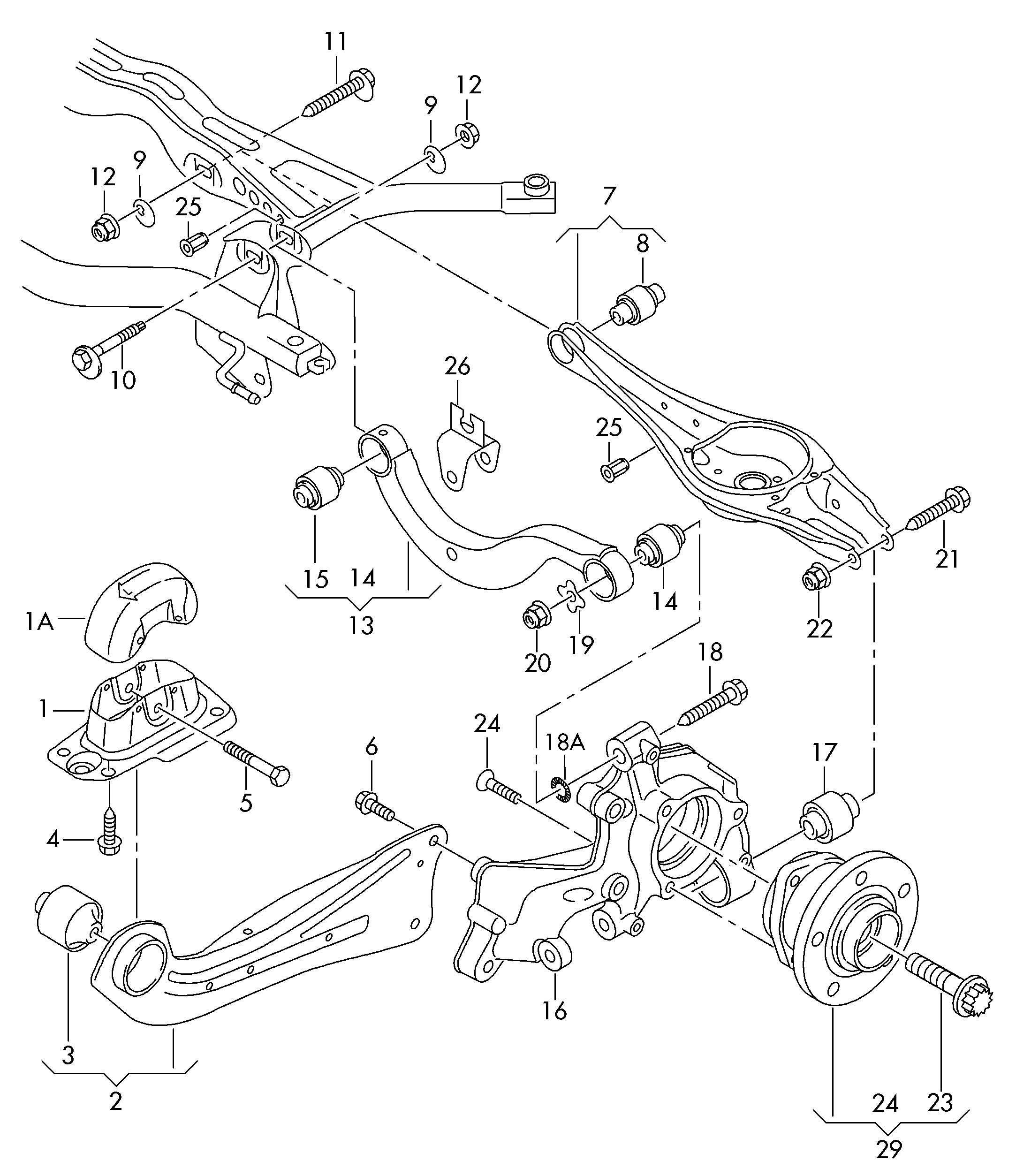 FAG 829 0574 10 - Supporto, Braccio oscillante www.autoricambi360.it