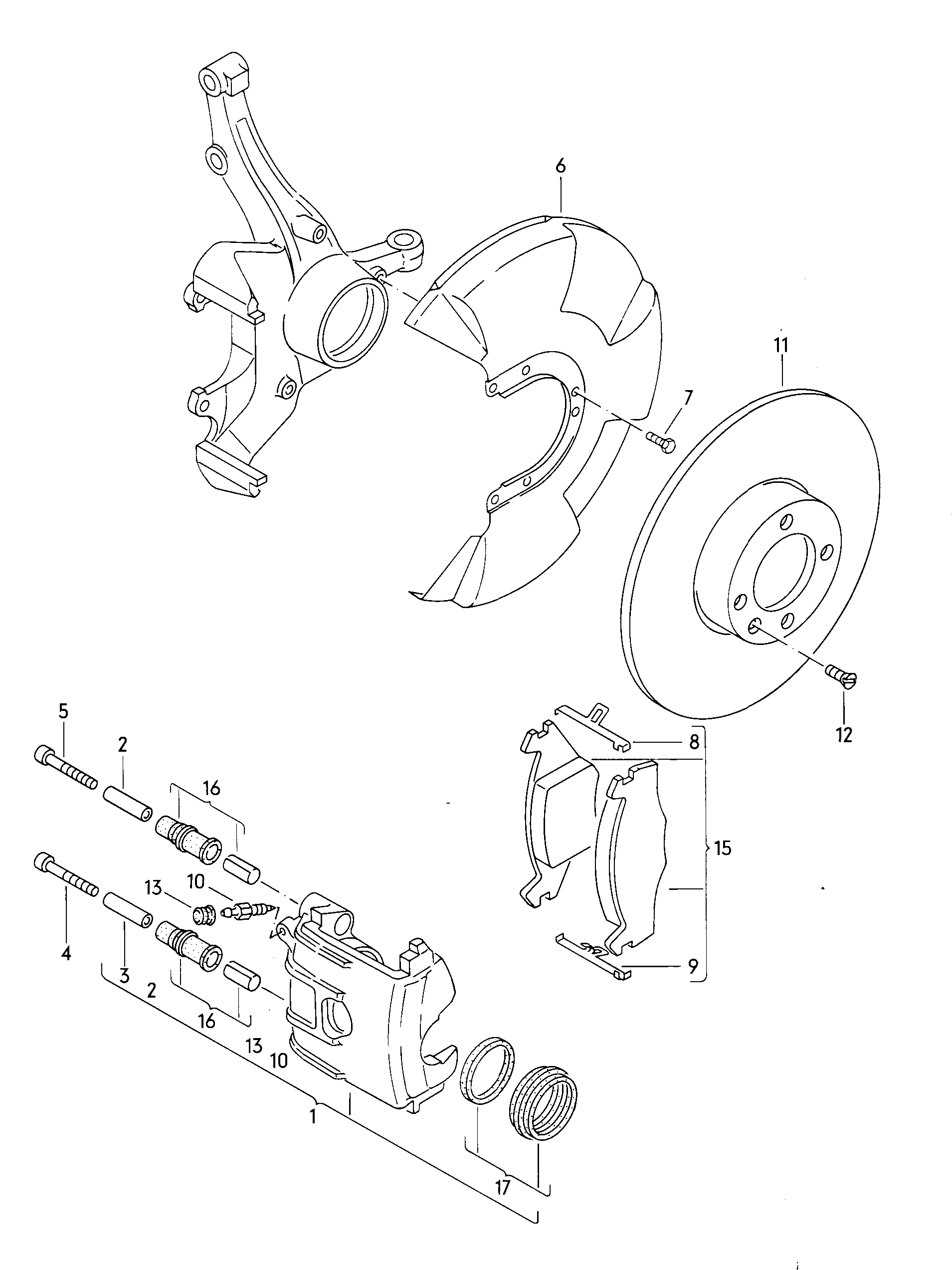 VEMA 832911 - Kit pastiglie freno, Freno a disco www.autoricambi360.it