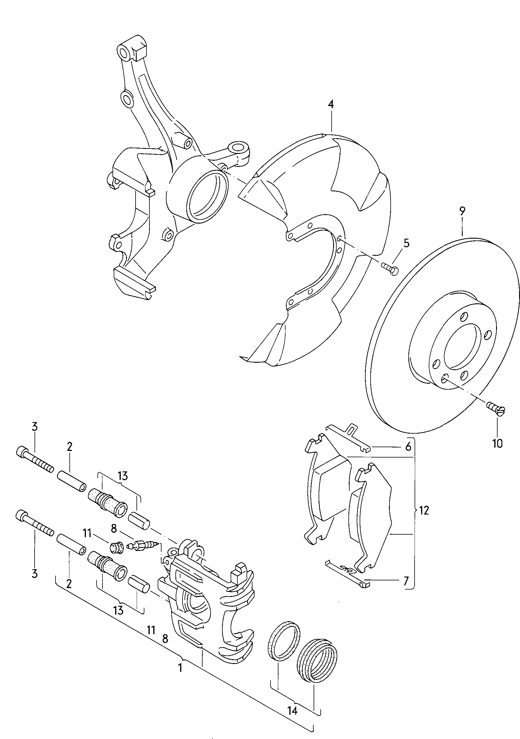 Samko 5SP223 - Kit pastiglie freno, Freno a disco www.autoricambi360.it