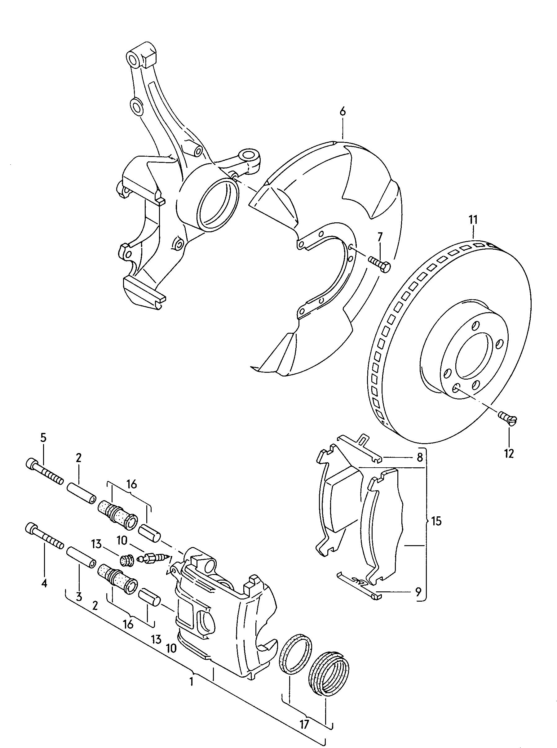 Samko 5SP224 - Kit pastiglie freno, Freno a disco www.autoricambi360.it