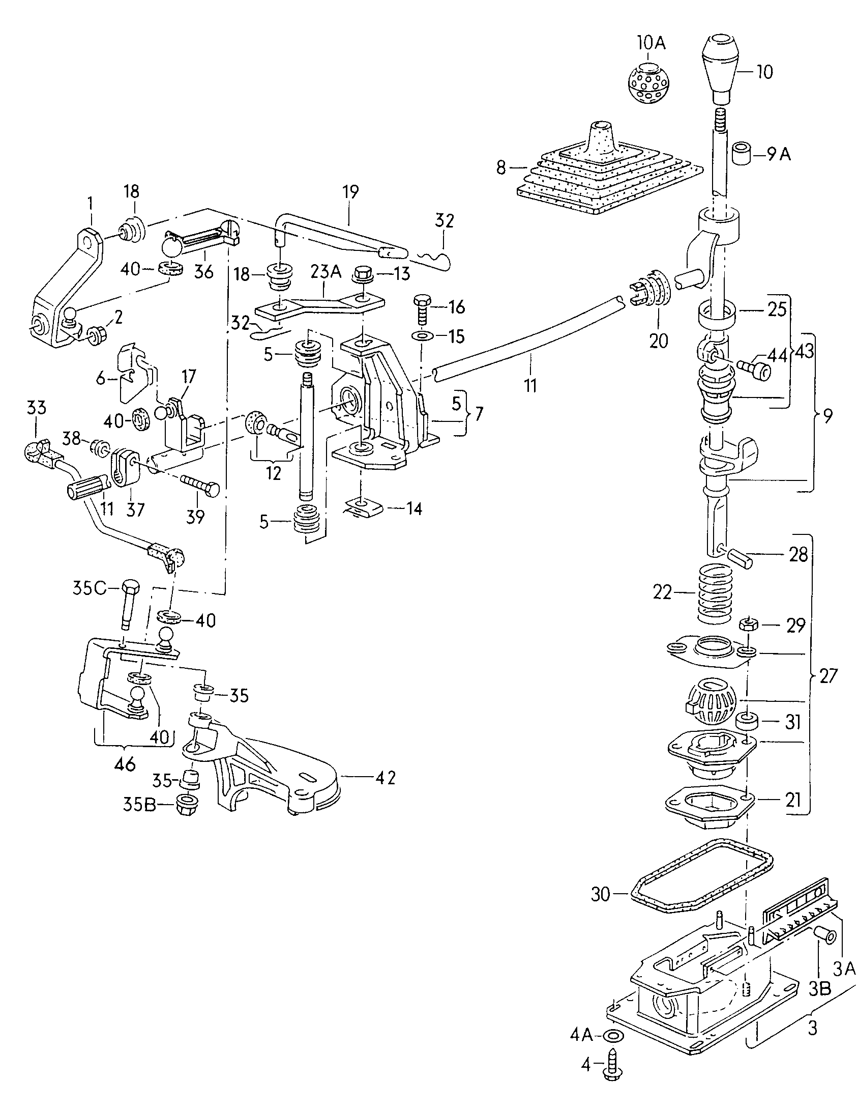 STC T402840 - Kit riparazione, Leva cambio www.autoricambi360.it