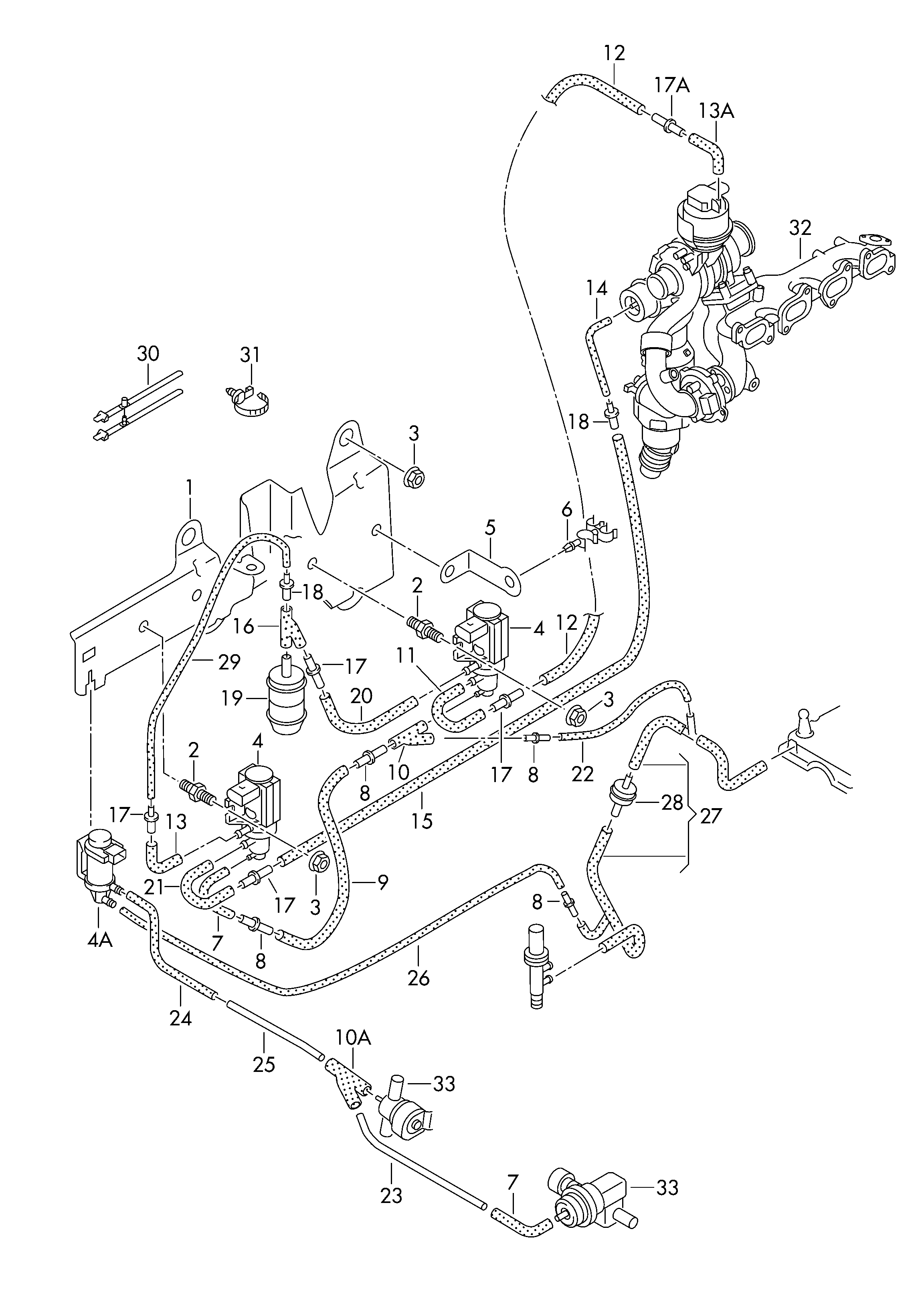 VAG 1K0 906 283 A - Valvola wastegate www.autoricambi360.it