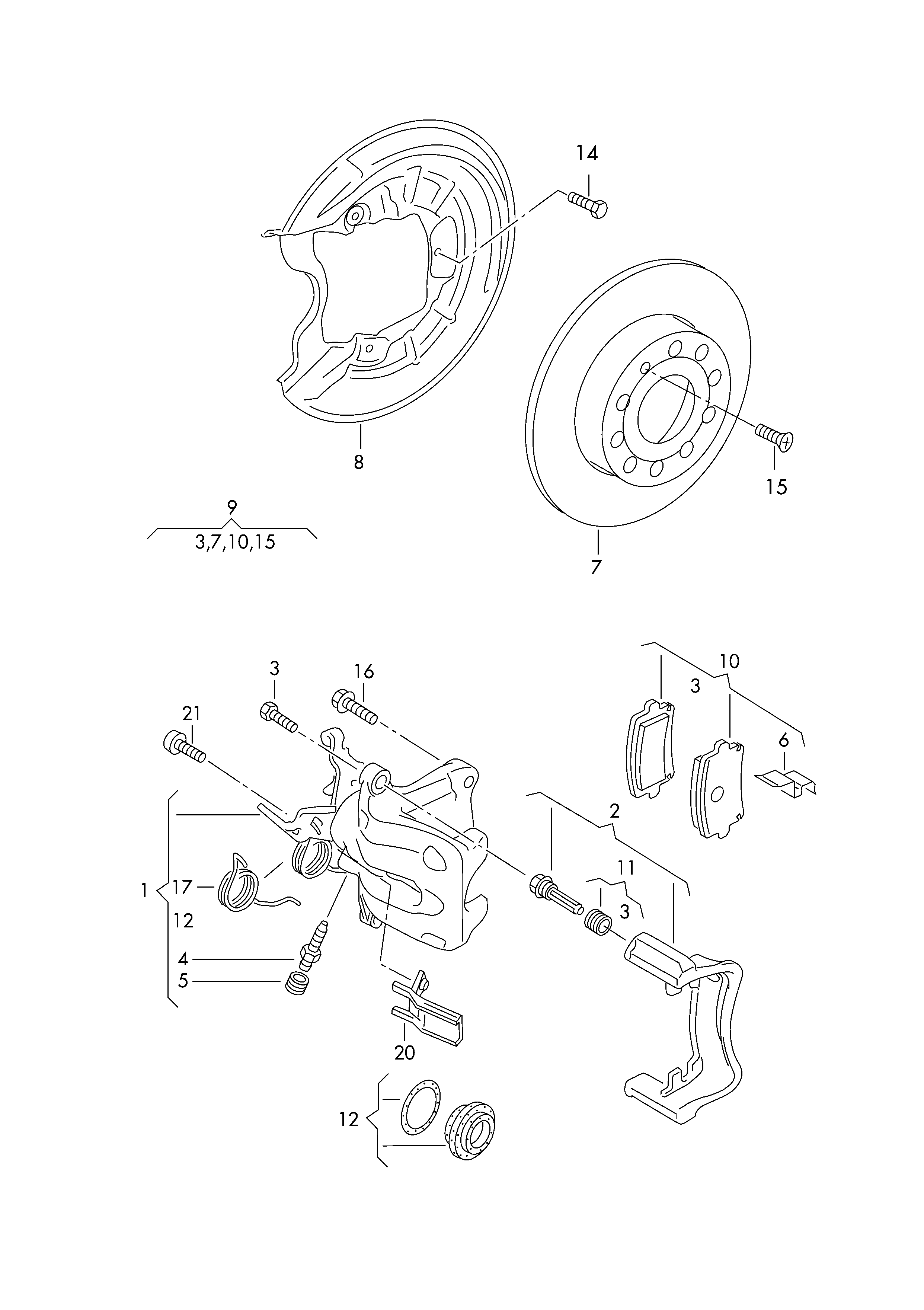 Samko 5SP1219 - Kit pastiglie freno, Freno a disco www.autoricambi360.it