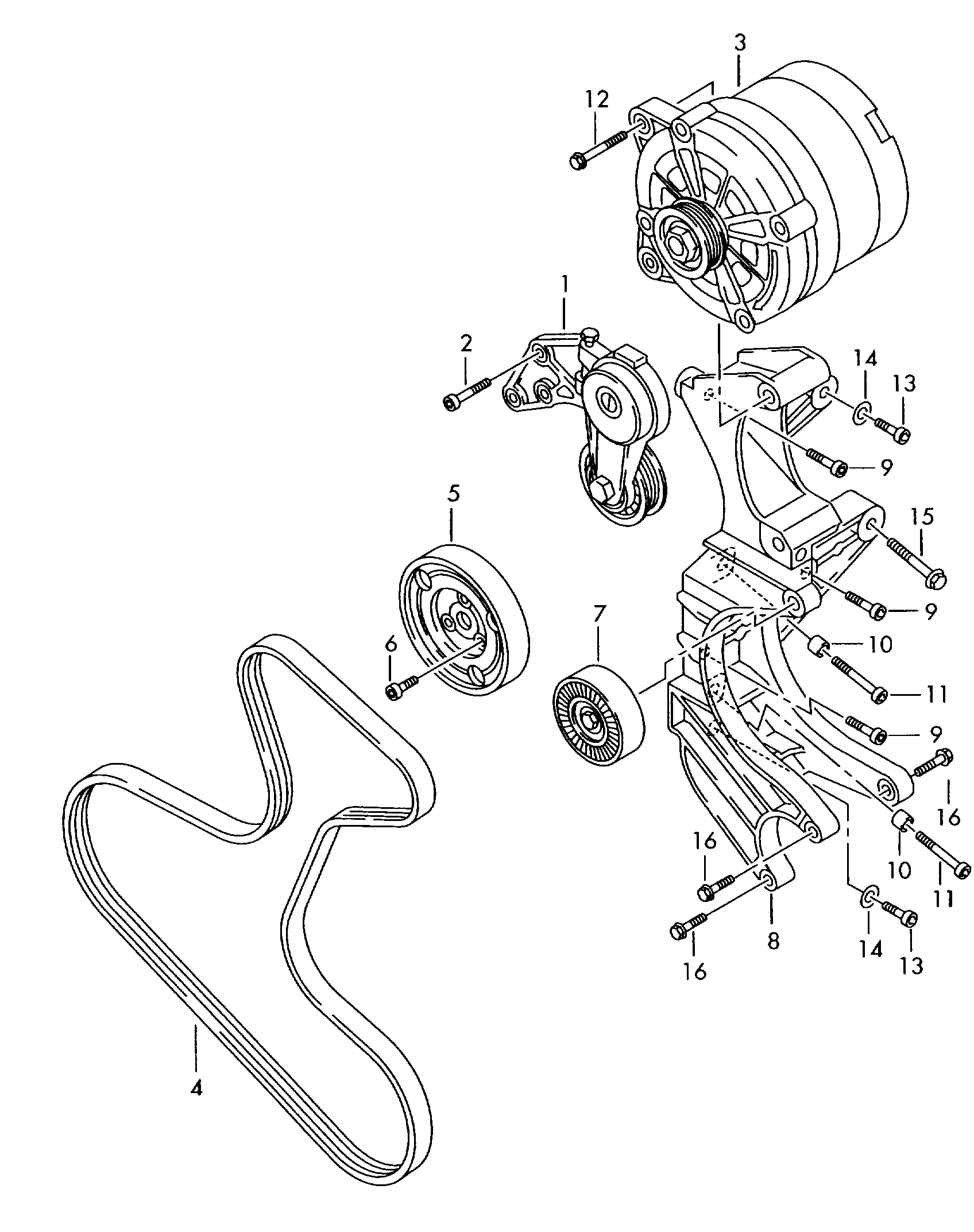 MOVIS AST2729 - Galoppino / Guidacinghia, Cinghia Poly-V www.autoricambi360.it