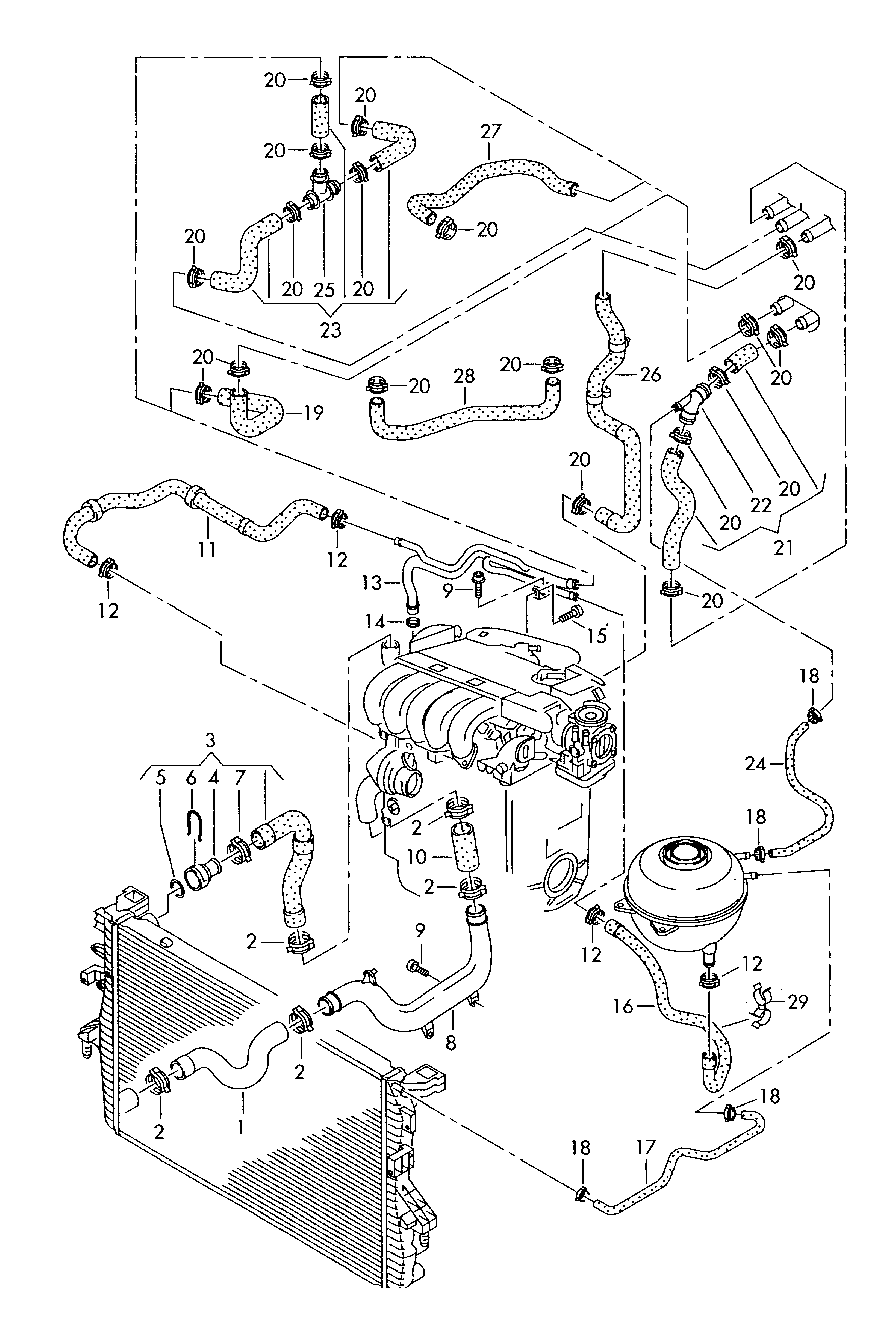 Sasic 3406397 - Flessibile radiatore www.autoricambi360.it