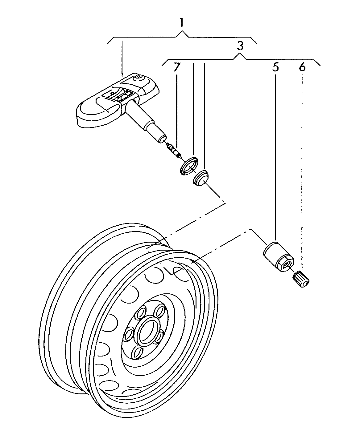VEMA 750036 - Sensore ruota, Press. gonf. pneumatici-Sistema controllo www.autoricambi360.it