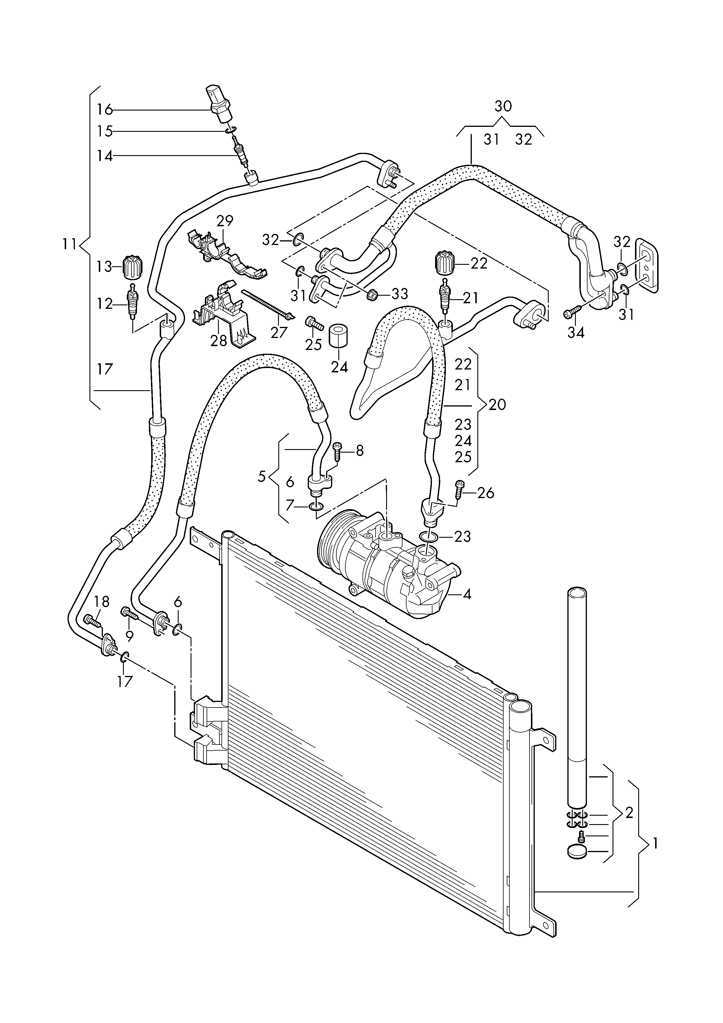 NRF 35968 - Condensatore, Climatizzatore www.autoricambi360.it