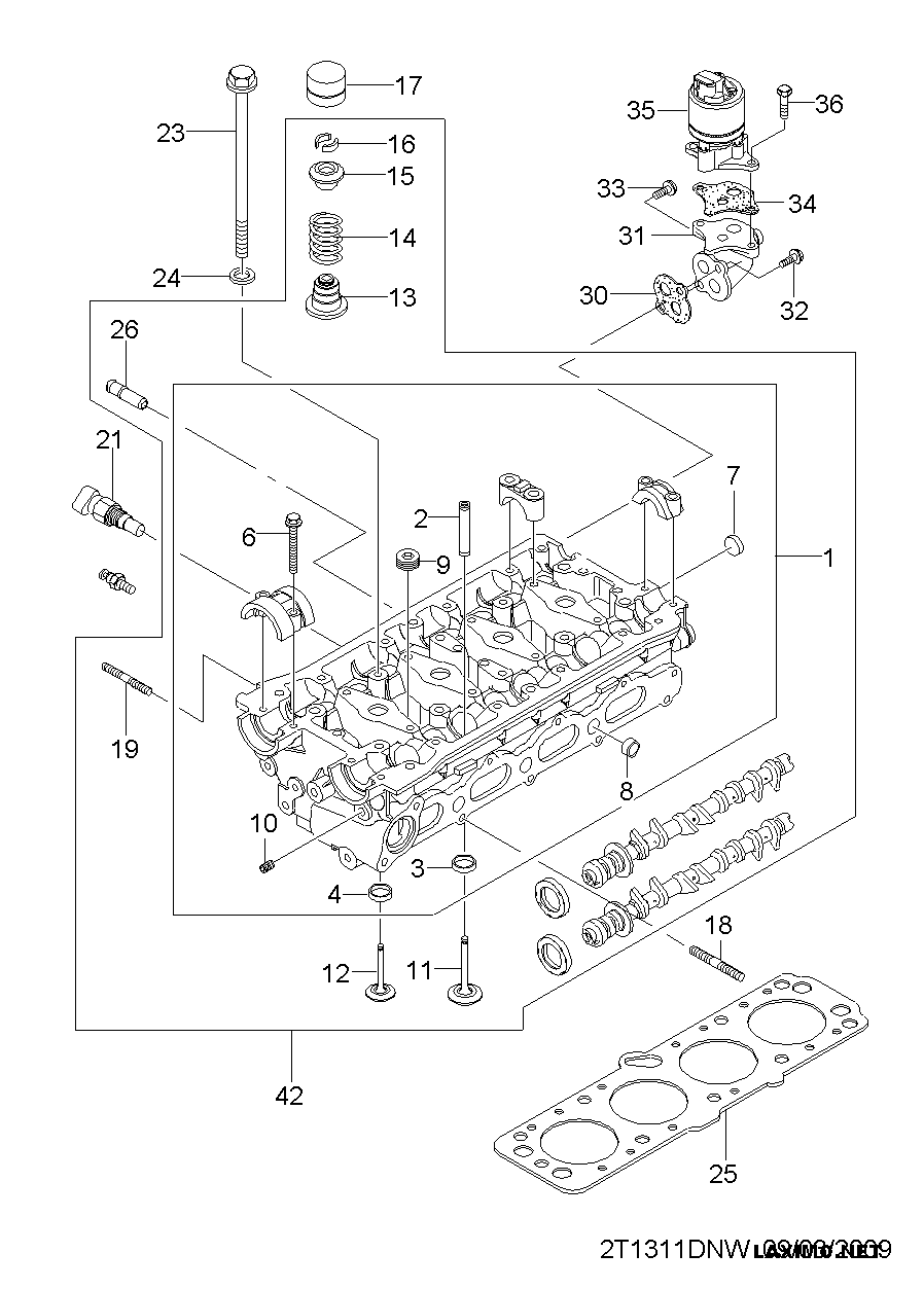 GM 96386735 - Valvola ricircolo gas scarico-EGR www.autoricambi360.it