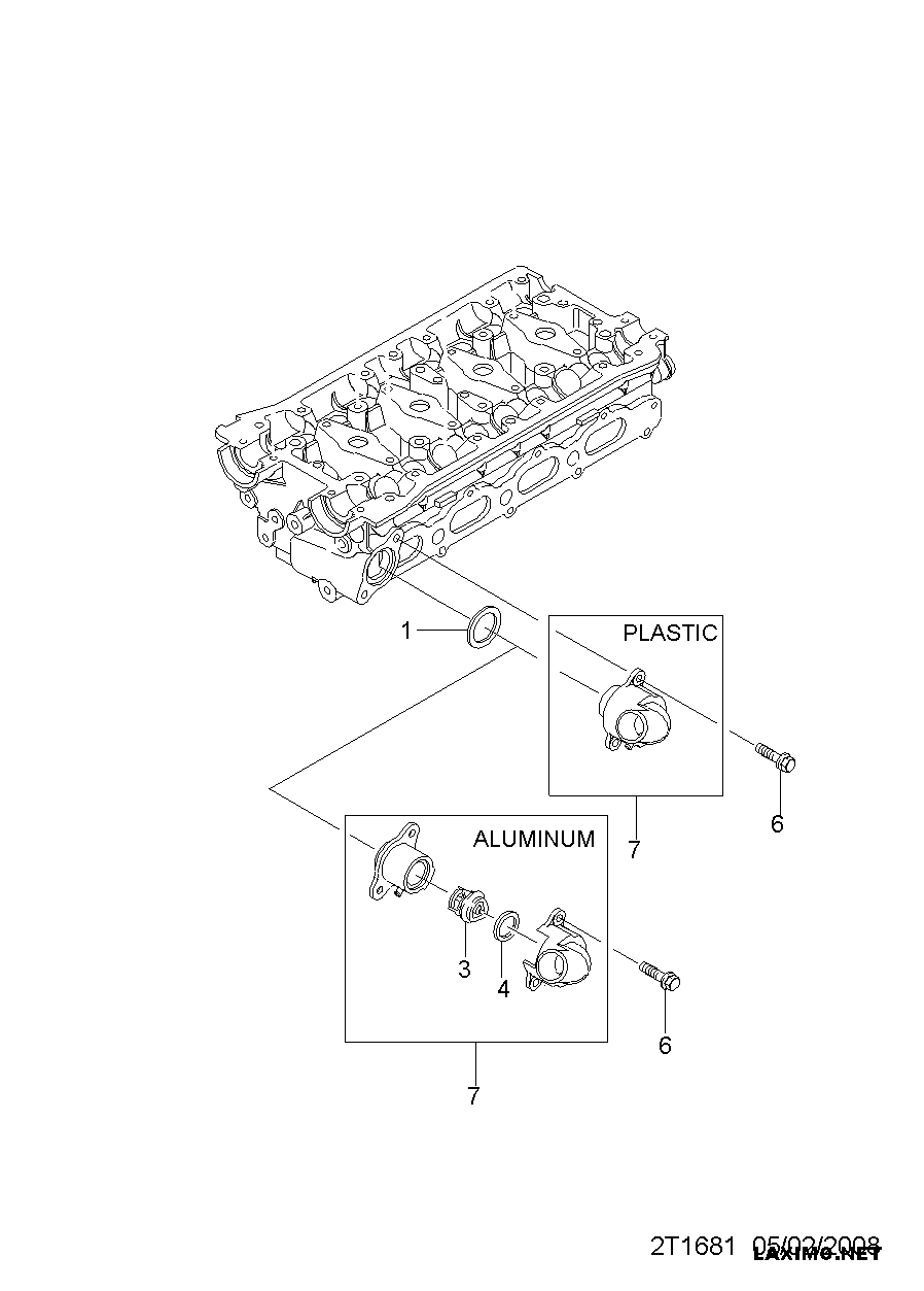 GM 96282726 - Termostato, Refrigerante www.autoricambi360.it