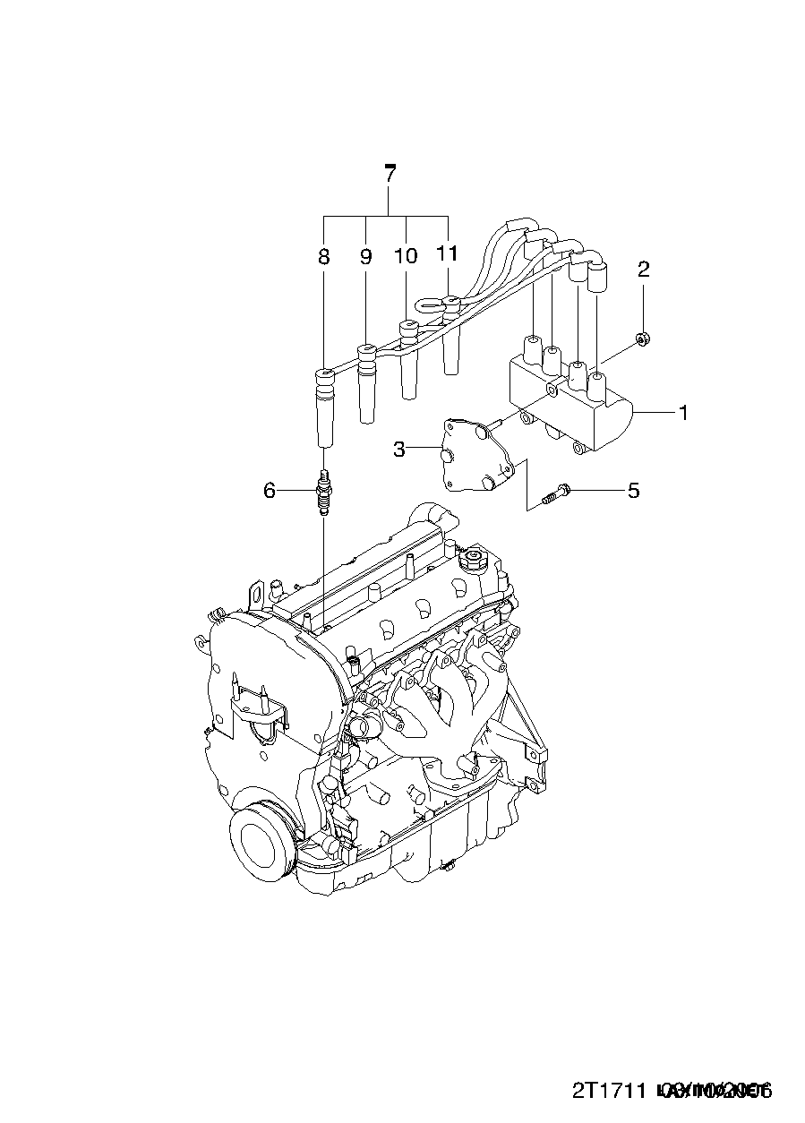 GM 96253555 - Bobina d'accensione www.autoricambi360.it