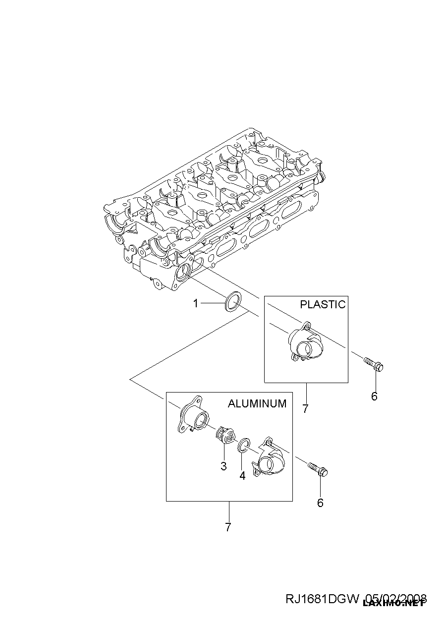 PSA 96460002 - Termostato, Refrigerante www.autoricambi360.it