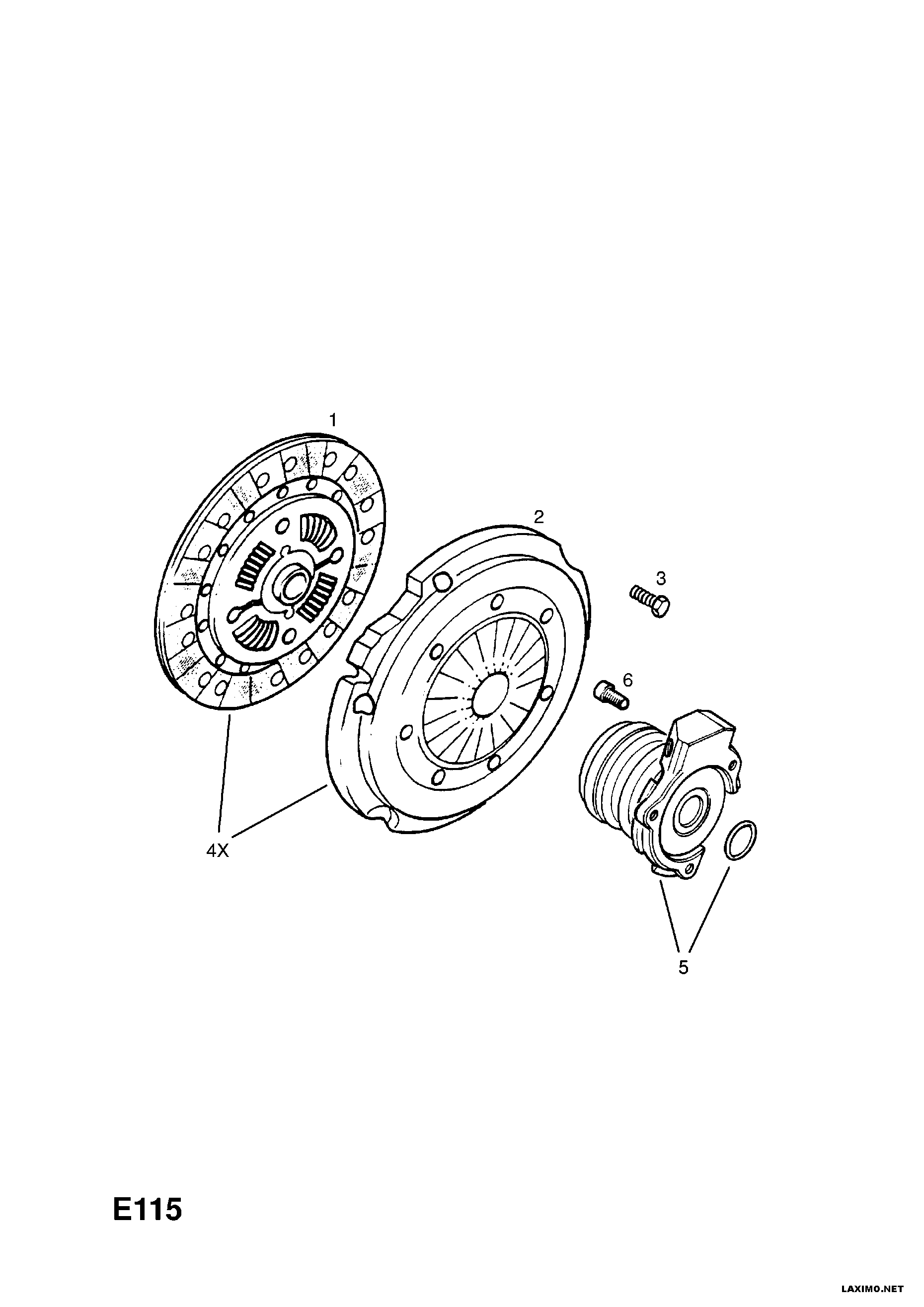 PSA 6 79 342 - Dispositivo disinnesto centrale, Frizione www.autoricambi360.it